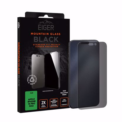 Picture of Eiger Eiger Mountain Black Privacy Screen Protector for Apple iPhone 16 Pro Max